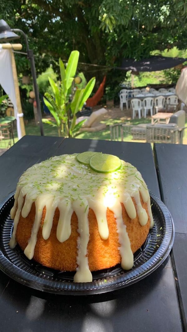 Bolo Vulcão de Limão